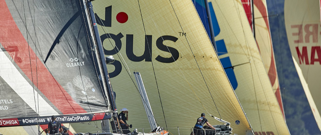 team AkzoNobel  in Volvo Ocean Race 2017-18.