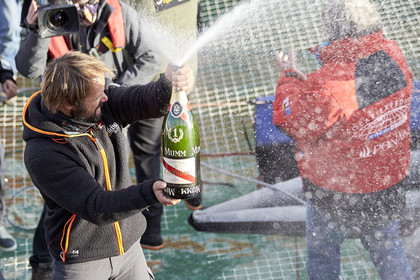 Single-handed sailing round the world record .