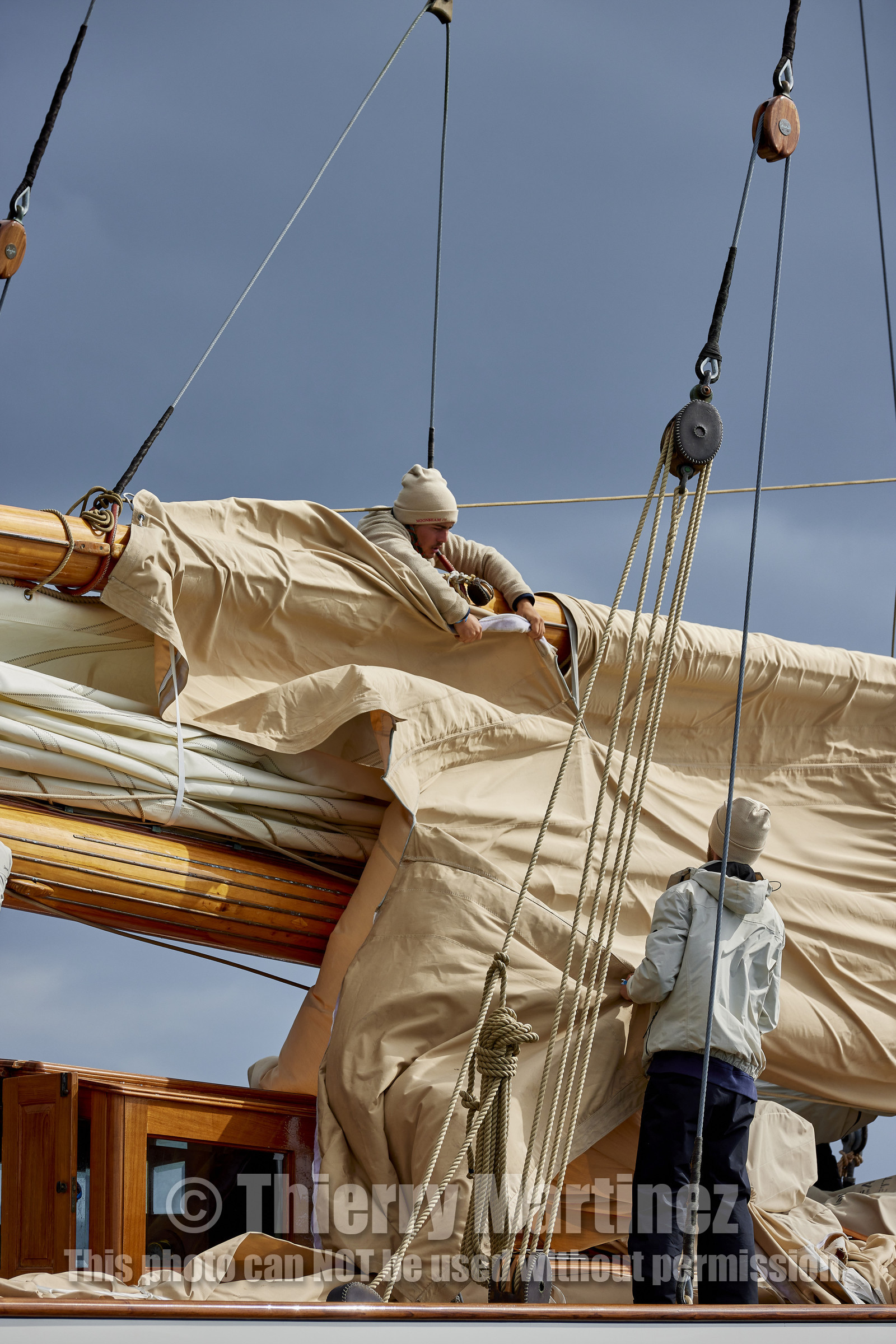 22_17122   © Thierry Martinez.FAIRLIE,SCOTLAND - UK 11th June 20222022 RICHARD MILLE FIFE REGATTA.Day 1. Race cancelled ,