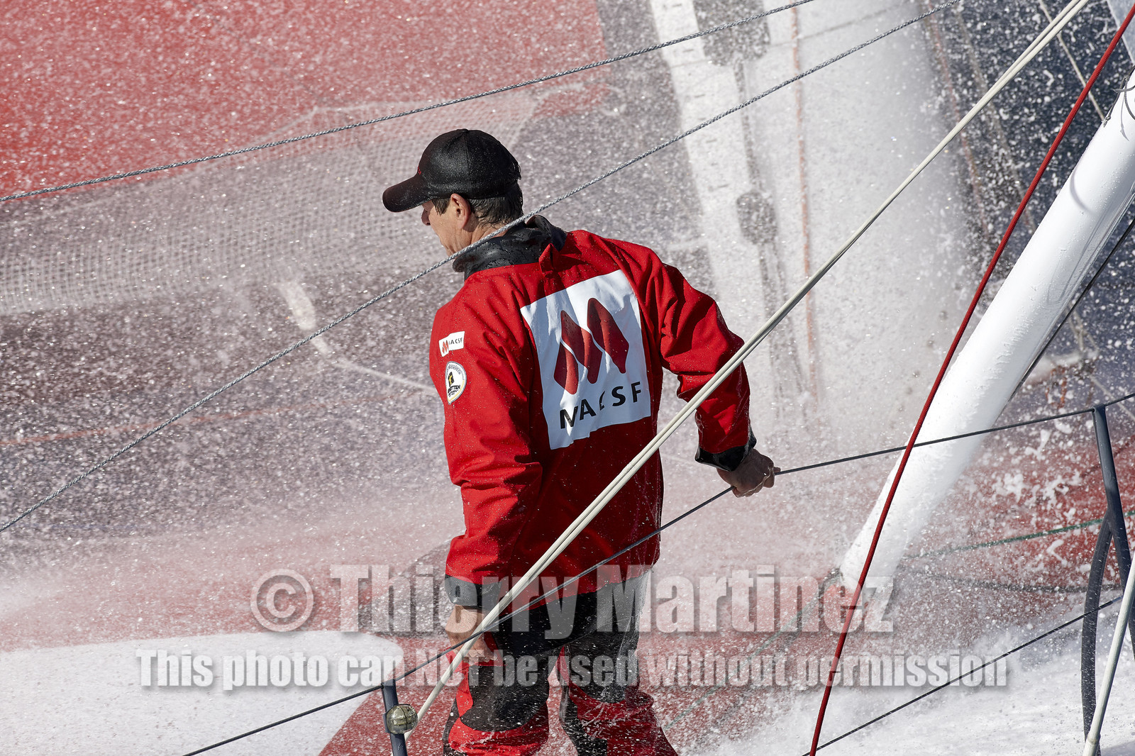 MACSF , Bertrand de Broc et Marc Guillemot avant la Transat Jacques Vabre 2015.
