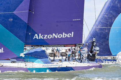 team AkzoNobel  in Volvo Ocean Race 2017-18.