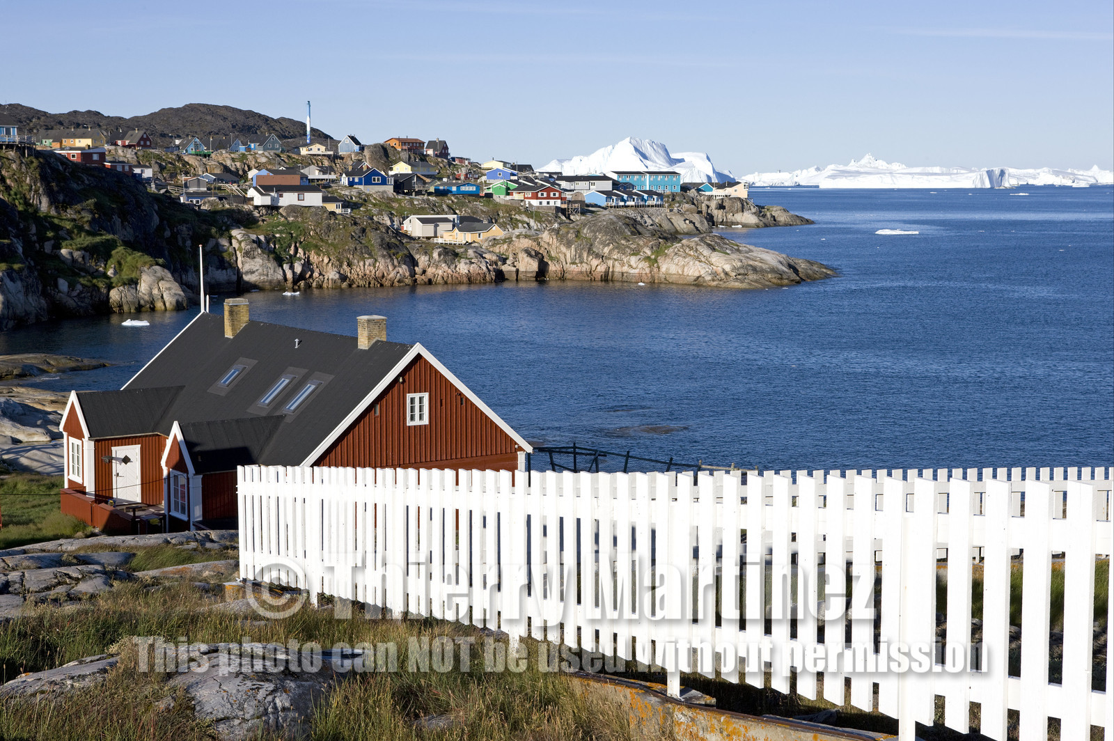 Schooner LA LOUISE sailing on west coast of Greenland.