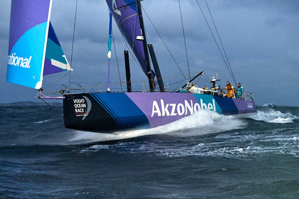team AkzoNobel  in Volvo Ocean Race 2017-18.