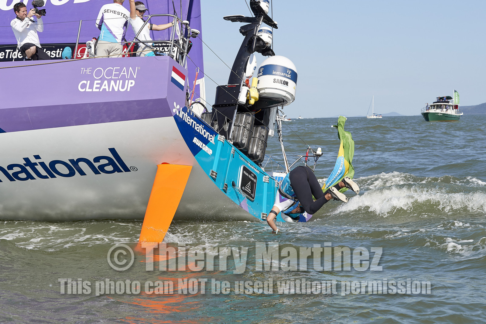 team AkzoNobel  in Volvo Ocean Race 2017-18.