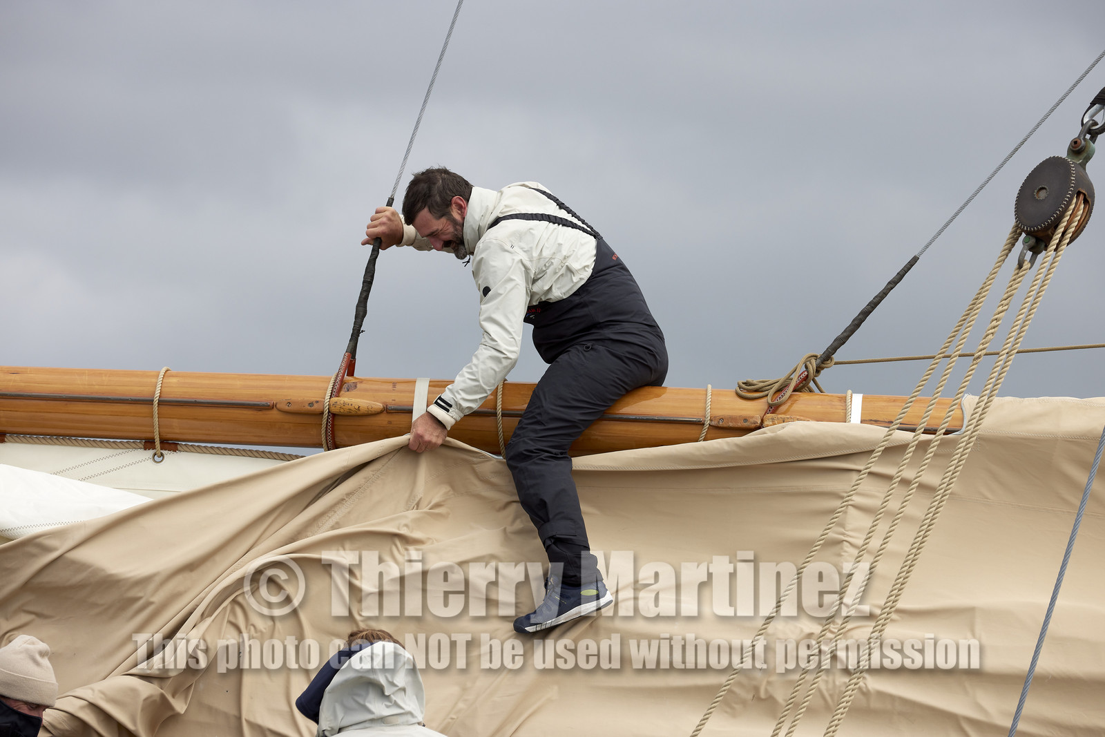 22_17127   © Thierry Martinez.FAIRLIE,SCOTLAND - UK 11th June 20222022 RICHARD MILLE FIFE REGATTA.Day 1. Race cancelled ,