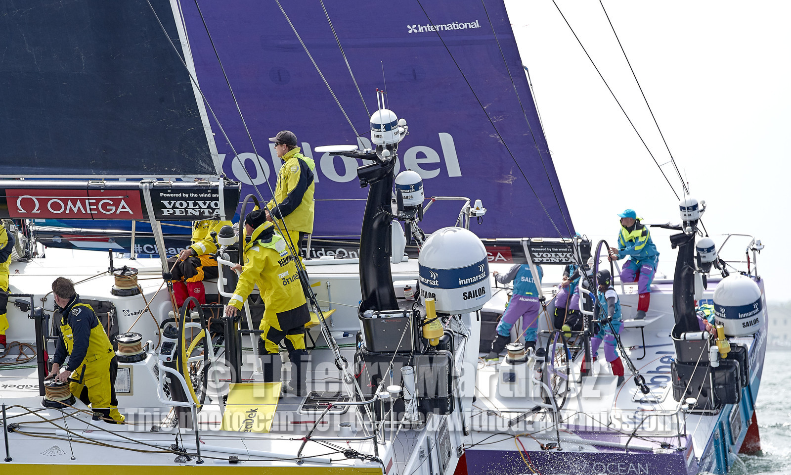 team AkzoNobel  in Volvo Ocean Race 2017-18.