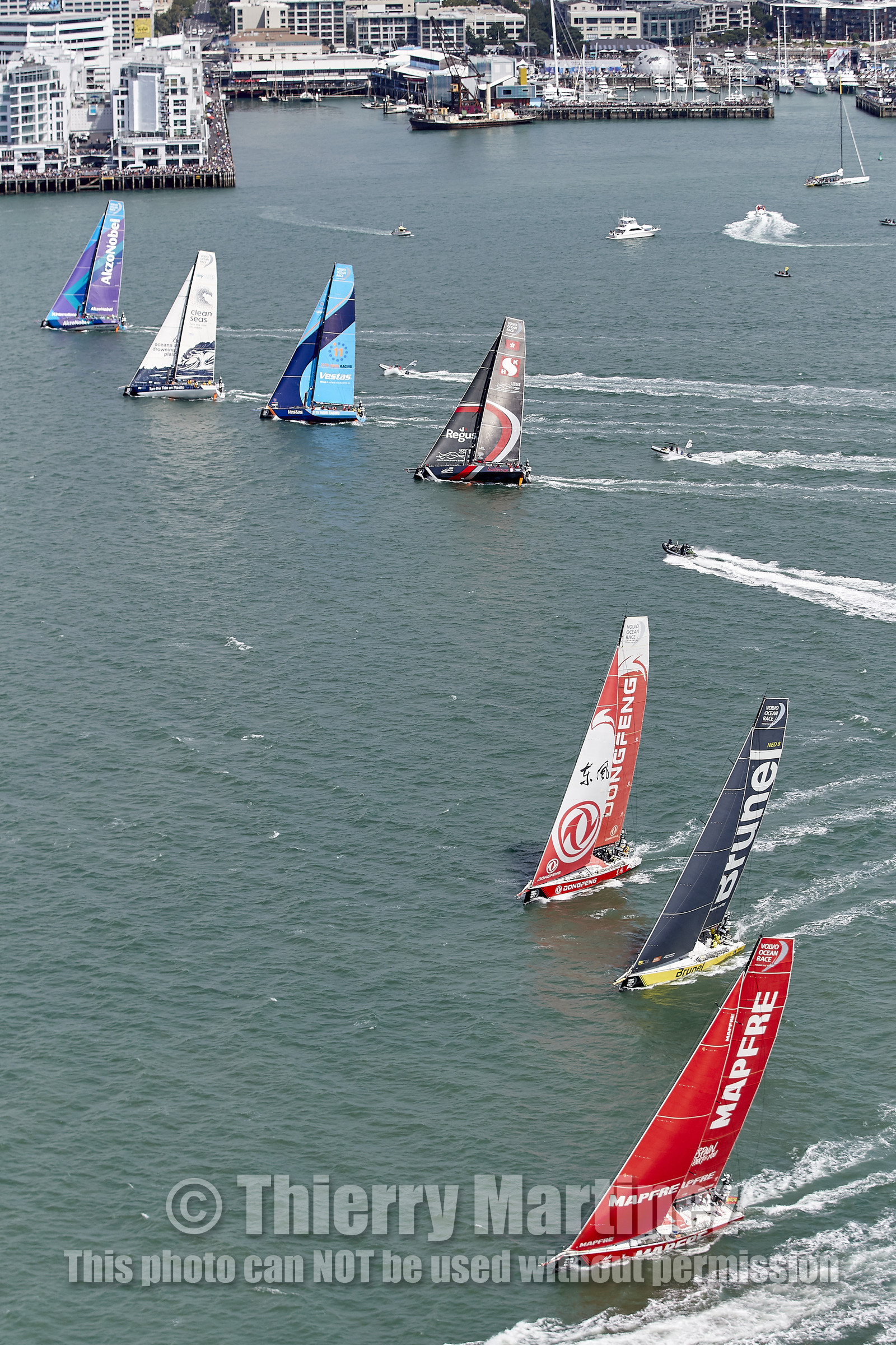 team AkzoNobel  in Volvo Ocean Race 2017-18.