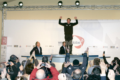 2012 13 VENDEE GLOBE.Bertrand de Broc (FRA) VNAM, aver EDM Projets