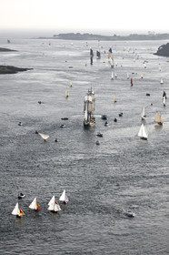 Semaine du Golfe 2015. Parade d'arrivée de la flotte.