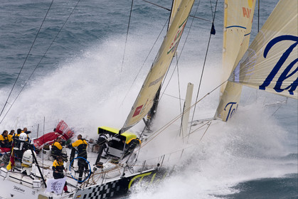 VOLVO OCEAN RACE - 2008 2009. Start Leg 1 (Alicante-ESP  Cape Town-RSA. 6500 NM).