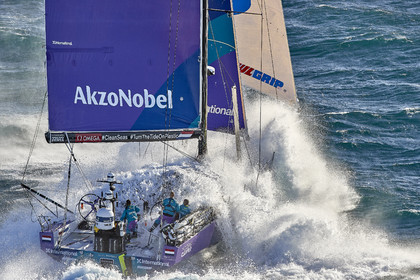 team AkzoNobel  in Volvo Ocean Race 2017-18.