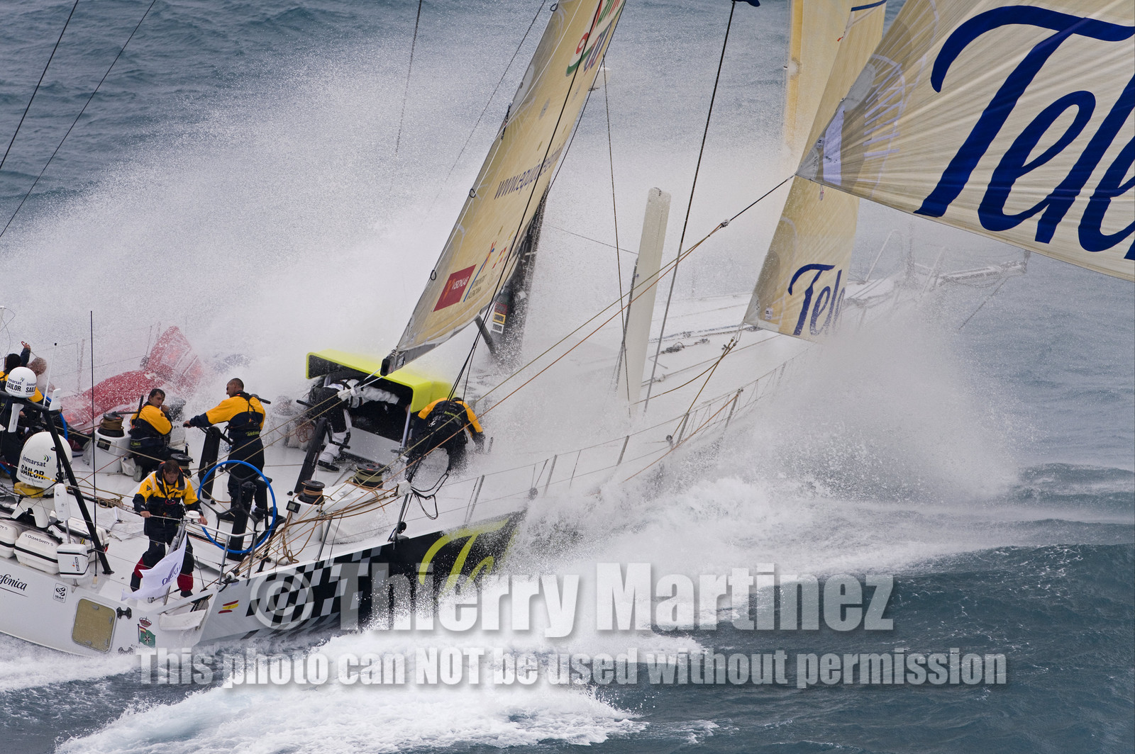 VOLVO OCEAN RACE - 2008 2009. Start Leg 1 (Alicante-ESP  Cape Town-RSA. 6500 NM).