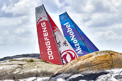 team AkzoNobel  in Volvo Ocean Race 2017-18.