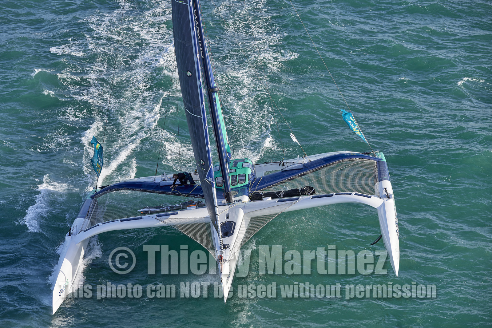 22_39805   © Thierry Martinez.DINARD, FRANCE. 9 Novembre  2022Départ de la 12éme ROUTE DU RHUM, transatlantique course à la voile en solitaire de St Malo(FRA)  à Pointe à Pitre (FRA-Guadeloupe) 3.543 milles nautiques.