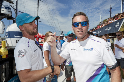 team AkzoNobel  in Volvo Ocean Race 2017-18.