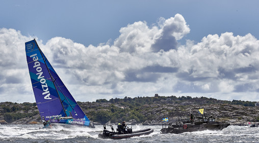 team AkzoNobel  in Volvo Ocean Race 2017-18.