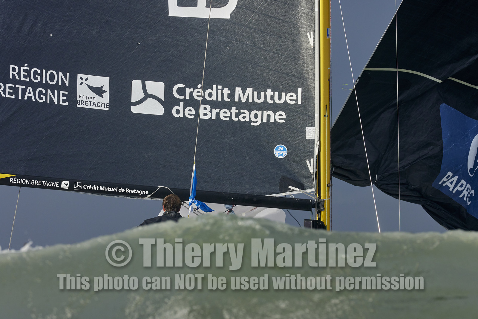 22_35011   © Thierry Martinez.ST NAZAIRE, FRANCE.07 Sept 2022.53éme édition de la Solitaire du Figaro.Arrivée de la 3éme étape , Ronan    St Nazaire.Tom Laperche (Région Bretagne-CMB Performance) vainqueur de l’étape et de l’édition de la Solitaire du Figaro 2022.