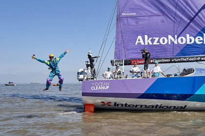 team AkzoNobel  in Volvo Ocean Race 2017-18.