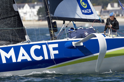 22_32881   © Thierry Martinez.PORT LA FORET, FRANCE. 28 Aout  2022.53éme édition de la Solitaire du Figaro.Départ de la 2éme étape , Port La Forêt   Royan (635NM).