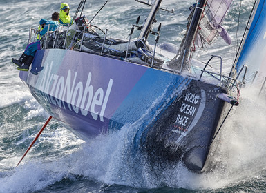 team AkzoNobel  in Volvo Ocean Race 2017-18.