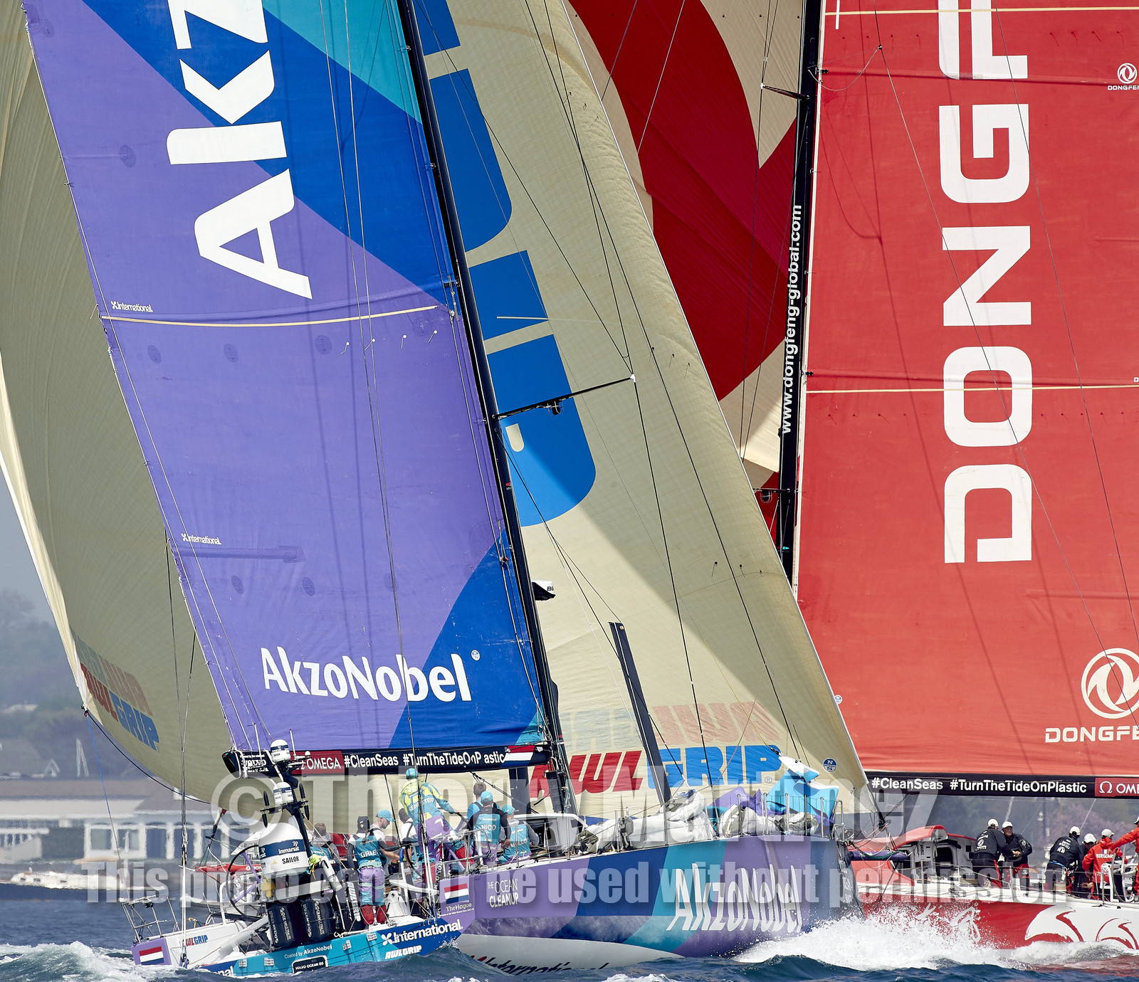 team AkzoNobel  in Volvo Ocean Race 2017-18.