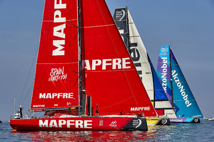 team AkzoNobel  in Volvo Ocean Race 2017-18.