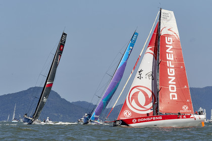 team AkzoNobel  in Volvo Ocean Race 2017-18.