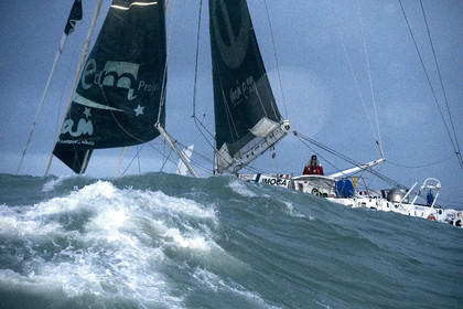 2012 13 VENDEE GLOBE.Bertrand de Broc (FRA) VNAM, aver EDM Projets