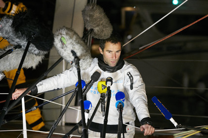 2012 13 VENDEE GLOBE. Armel Le Cleac'h (FRA) BANQUE POPULAIRE 2nd .