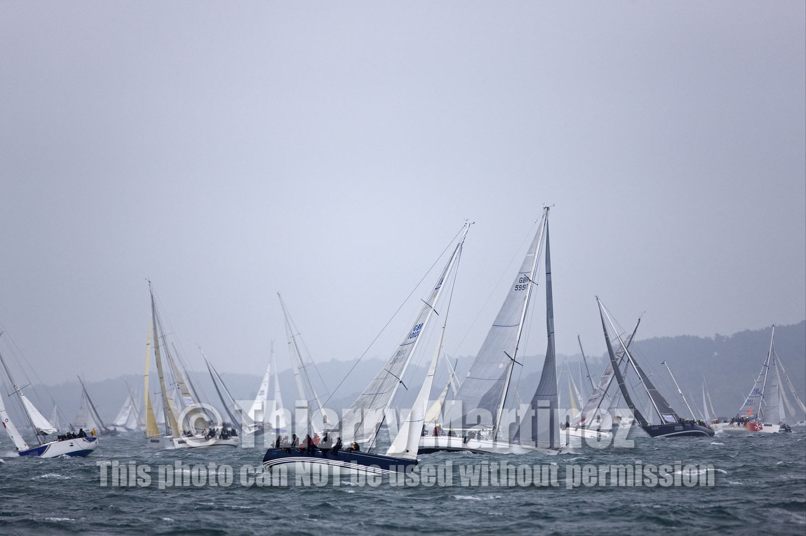 JP Morgan Asset Management Round The Island Race. 80th Anniversary race.