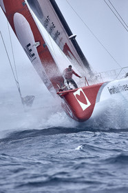 16_40225  ©Th.Martinez Sea&Co.  ILE DE GROIX - - FRANCE. 3 Août 2016. .Tanguy De Lamotte (FRA), a bord de l'IMOCA Initiatives-Coeur au large de l'Ile de Groix (FRA) en préparation du Vendée Globe 2016-17.