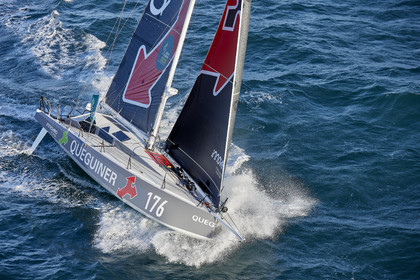 22_40267   © Thierry Martinez.DINARD, FRANCE. 9 Novembre  2022Départ de la 12éme ROUTE DU RHUM, transatlantique course à la voile en solitaire de St Malo(FRA)  à Pointe à Pitre (FRA-Guadeloupe) 3.543 milles nautiques.