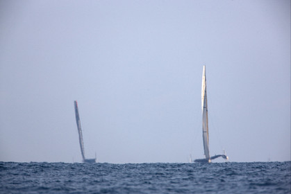 33rd  AMERICA'S CUP Valencia Spain, February 2010 - Defender:  ALINGHI (ALINGHI 5) vs Challenger : BMW Oracle Racing (USA 17)