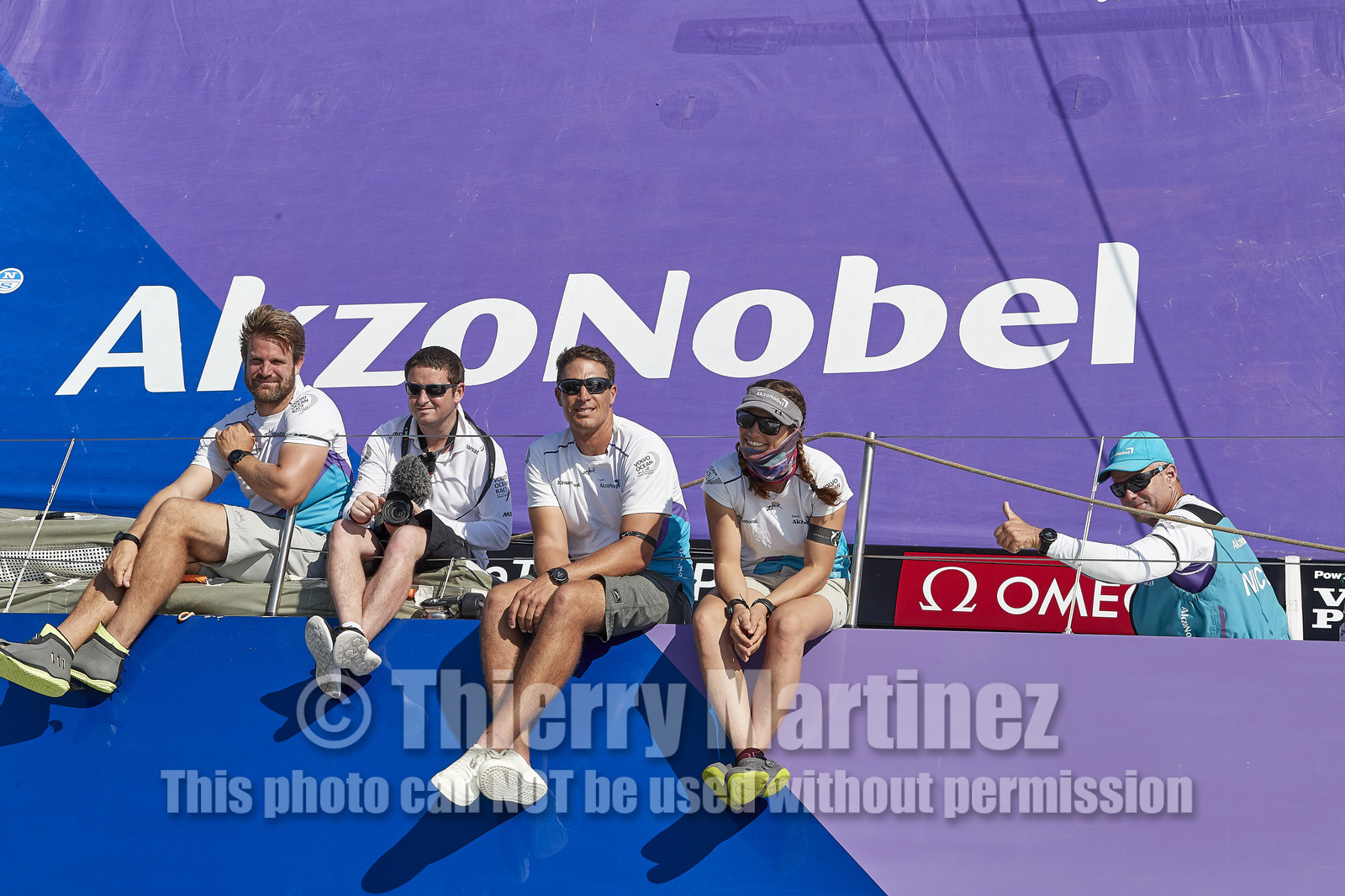 team AkzoNobel  in Volvo Ocean Race 2017-18.