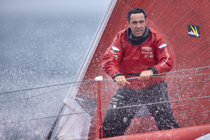 16_40259  ©Th.Martinez Sea&Co.  ILE DE GROIX - - FRANCE. 3 Août 2016. .Tanguy De Lamotte (FRA), a bord de l'IMOCA Initiatives-Coeur au large de l'Ile de Groix (FRA) en préparation du Vendée Globe 2016-17.