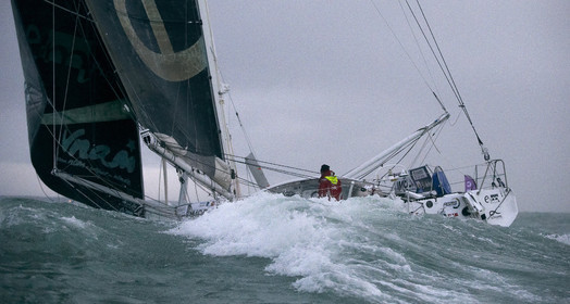 2012 13 VENDEE GLOBE.Bertrand de Broc (FRA) VNAM, aver EDM Projets