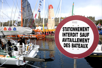 ROUTE DU RHUM Start in St Malo.Oct  2006