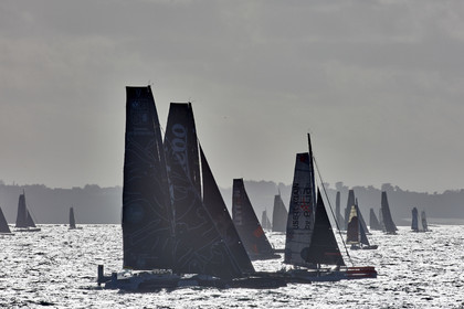 22_39013   © Thierry Martinez.DINARD, FRANCE. 9 Novembre  2022Départ de la 12éme ROUTE DU RHUM, transatlantique course à la voile en solitaire de St Malo(FRA)  à Pointe à Pitre (FRA-Guadeloupe) 3.543 milles nautiques.