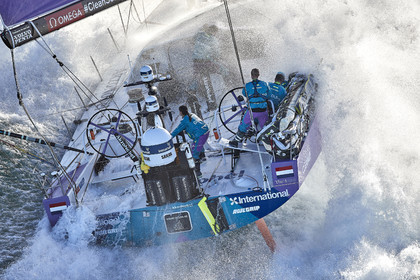team AkzoNobel  in Volvo Ocean Race 2017-18.