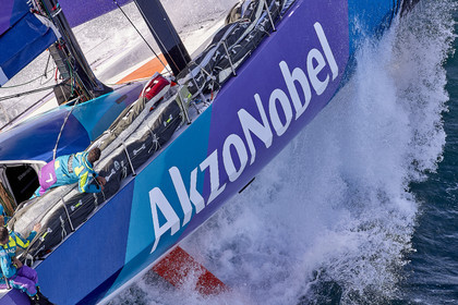 team AkzoNobel  in Volvo Ocean Race 2017-18.