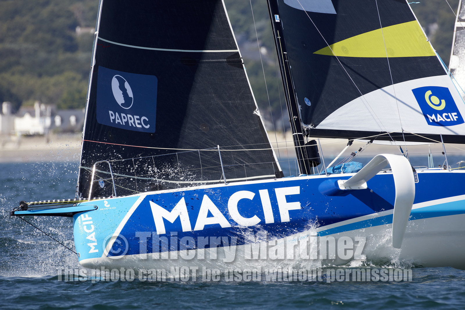 22_32876   © Thierry Martinez.PORT LA FORET, FRANCE. 28 Aout  2022.53éme édition de la Solitaire du Figaro.Départ de la 2éme étape , Port La Forêt   Royan (635NM).