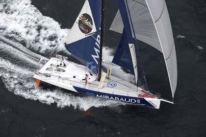 MIRABAUD  Monohull IMOCA 60, skipper Dominique Wavre (SUi)