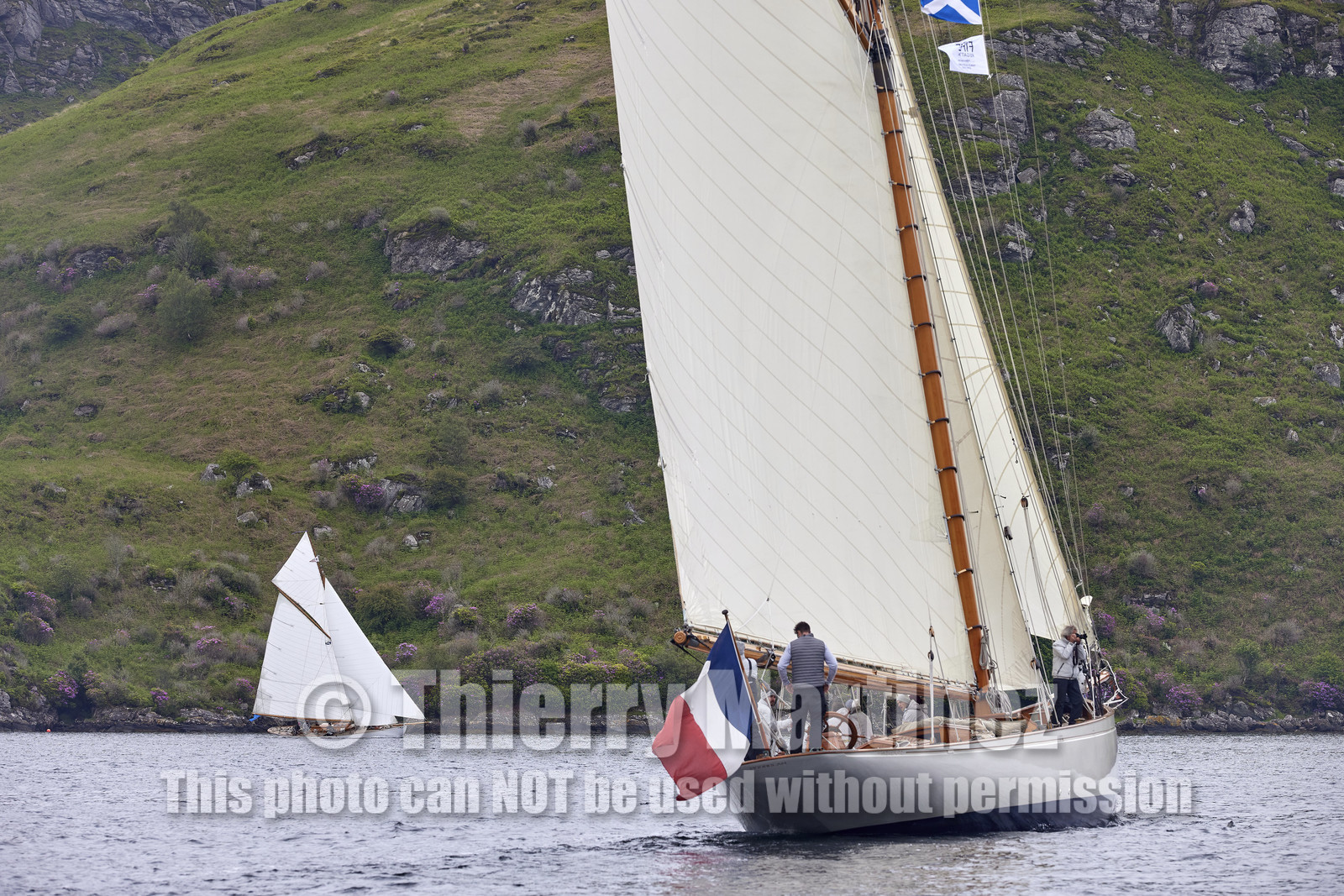 22_21907  © Thierry Martinez.FAIRLIE,SCOTLAND - UK 14th June 20222022 RICHARD MILLE FIFE REGATTA.Day 4 :ROTHESAY (ISLE OF BUTE) to PORTAVADIE.