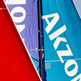team AkzoNobel  in Volvo Ocean Race 2017-18.