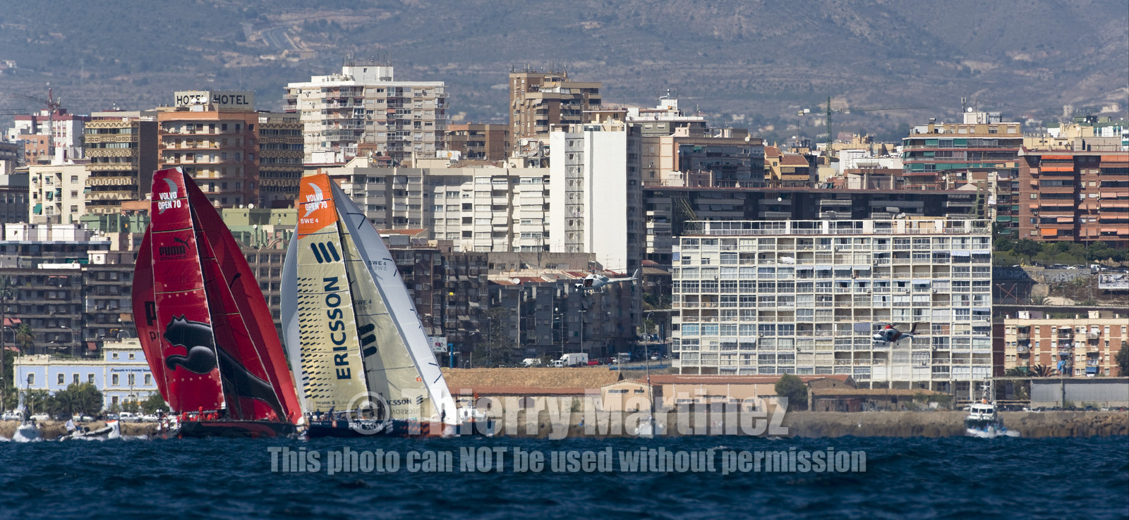 VOLVO OCEAN RACE - 2008 2009. IN-PORT RACE in Alicante-Spain.