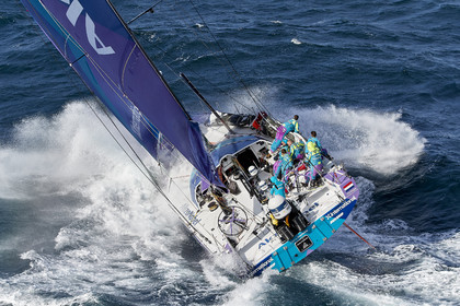 team AkzoNobel  in Volvo Ocean Race 2017-18.