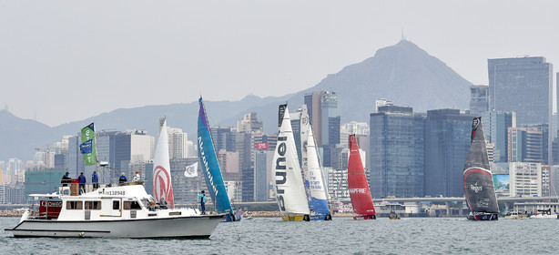 team AkzoNobel  in Volvo Ocean Race 2017-18.
