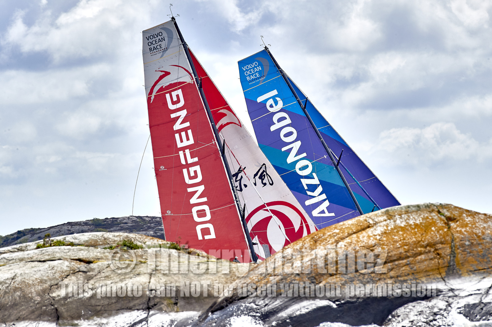 team AkzoNobel  in Volvo Ocean Race 2017-18.