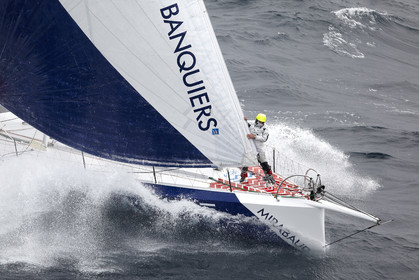 MIRABAUD  Monohull IMOCA 60, skipper Dominique Wavre (SUi)