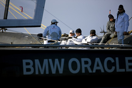 33rd  AMERICA'S CUP Valencia Spain, February 2010 - Defender:  ALINGHI (ALINGHI 5) vs Challenger : BMW Oracle Racing (USA 17)